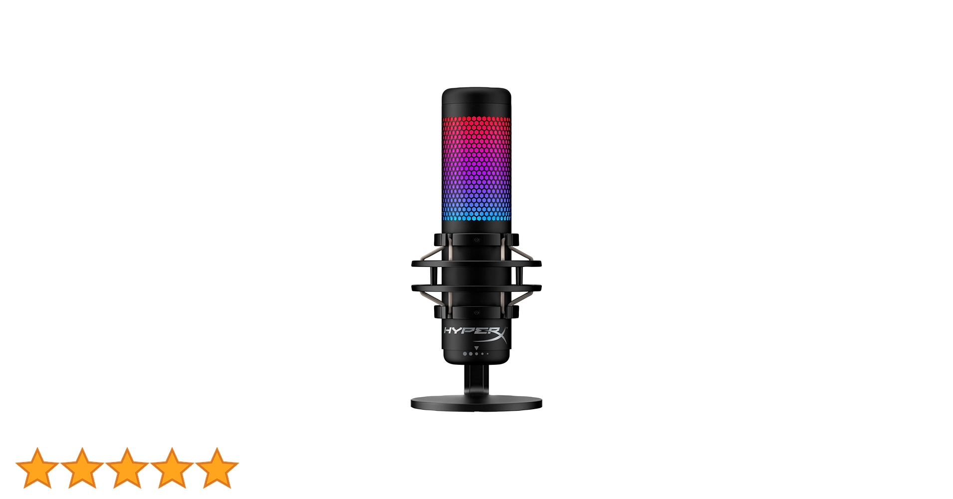 HyperX QuadCast S ブラック Microfone Gamer HyperX QuadCast S para PC | KaBuM!